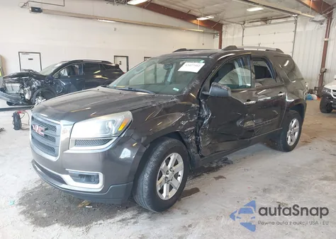 2014 GMC Acadia Sle-2 z USA, uszkodzony, nr VIN 1GKKRPKDXEJ147911